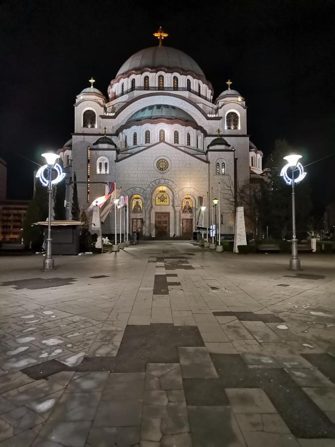 Rajana , Beograd - Hram Svetog Save Leilighet Eksteriør bilde