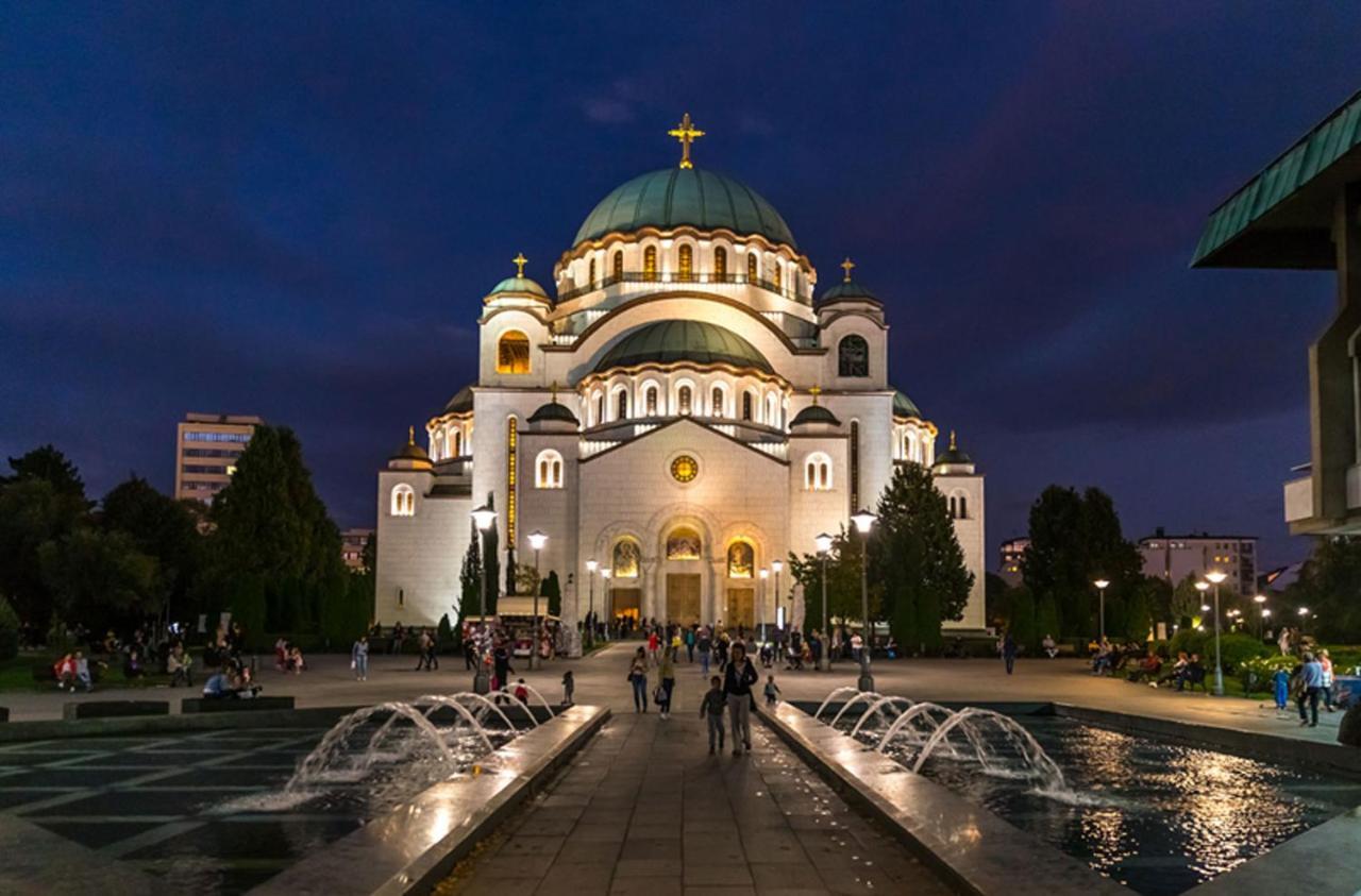 Rajana , Beograd - Hram Svetog Save Leilighet Eksteriør bilde